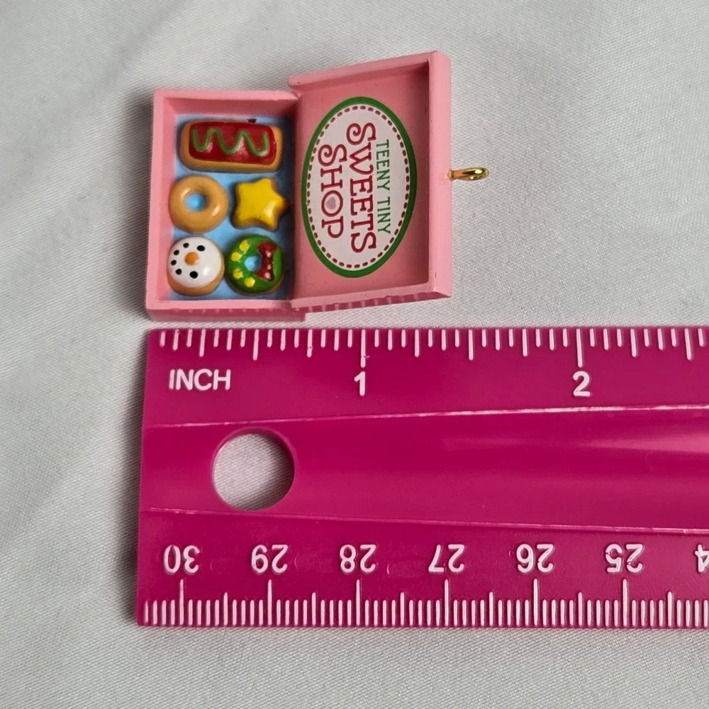 Lot of 2 Hallmark Keepsake Miniature Ornaments Teeny Tiny Sweets Shop‎ 2015 1